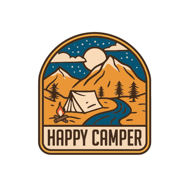 Camping Sticker