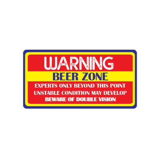 Beer Zone  Sticker