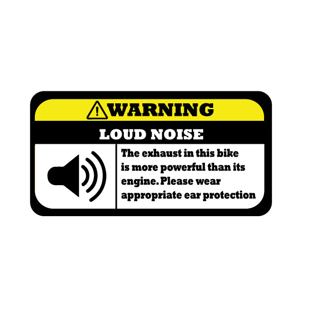 Sound Alert Sticker Noise Sticker – Throttlogic