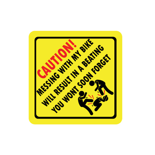 Caution Sticker