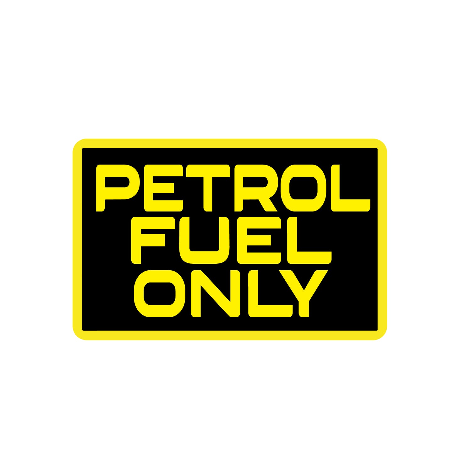 Petrol Fuel Sticker