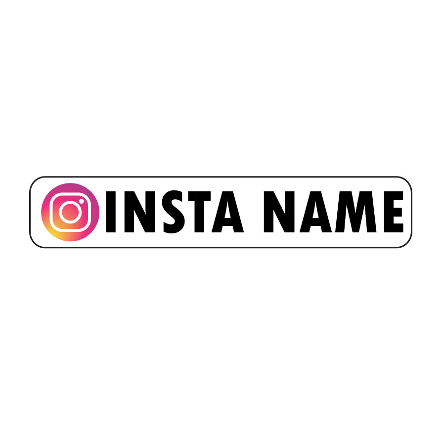 10 Inch Insta Sticker